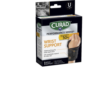 Curad® Universal Wraparound Wrist Support with Microban, Senior, 4/CS (CURSR19810D)