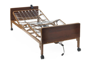 Medline Basic Homecare Semi-Electric Bed with 15"-20" Height Range, 1 EA (MDR107002E)