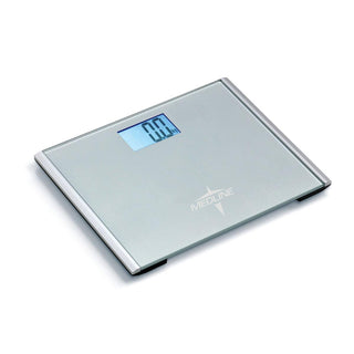 Medline Step-On Digital Bathroom Scale, 440 lb. (220 kg) Weight Capacity, 1 EA (MDR440FD)