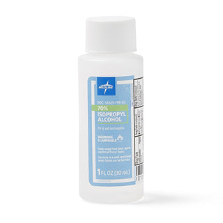 Medline 70% Isopropyl Rubbing Alcohol, 1 oz., 96/CS (MDS098010)
