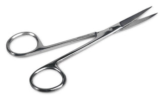 Medline Iris Scissors, Single-Use, Curved, 50/CS (DYND04026)