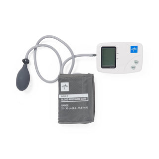 Medline Pro Semi-Automatic Digital Blood Pressure Monitor, Adult Cuff, 1 EA (MDS3002)