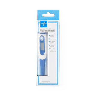 Medline 30-Second Oral Digital Thermometer with Flex Tip and Fahrenheit/Celsius, for Oral, Rectal or Axillary Use, 1 EA (MDS99902H)