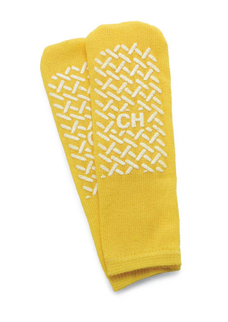 Medline Fall Prevention Patient Slippers, Yellow, Child, 48/CS (MDTPS4B01FPY)