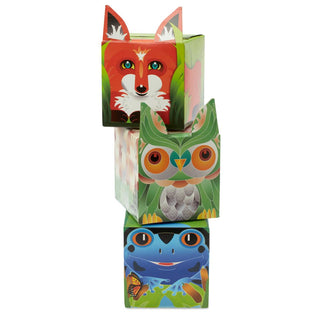 Medline Premium Paper Facial Tissue, 4.38" x 5" x 4.5", 2-Ply, Cube Box with Animal Pal Faces, 75 Sheets/bx, 36/CS (NON245288)