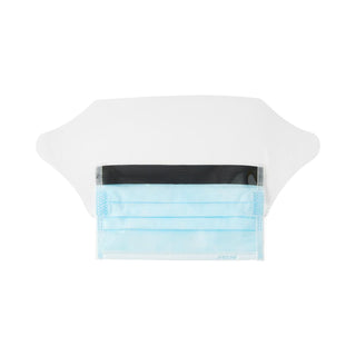 Medline ASTM Level 1 Face Mask with Ear Loops, Eye Shield, Anti-Fog Foam Strip, Blue, 100/CS (NON27420EL)