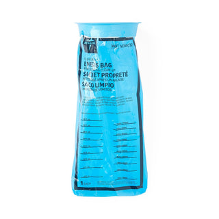 Medline Emesis Bag with Rigid Plastic Ring, Graduated, LDPE, Blue, 24/PK (NON80328Z)
