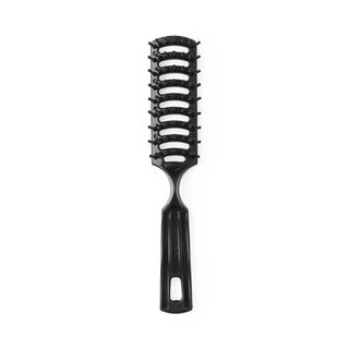 Medline Polyethylene Hair Brush, Plastic Bristles, Vented, 7.25", 216/CS (ZPC2200)