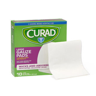 Curad® Sterile Pro-Gauze Pad, 4" x 4", 10/Box, 24/CS (CUR20444RBI)