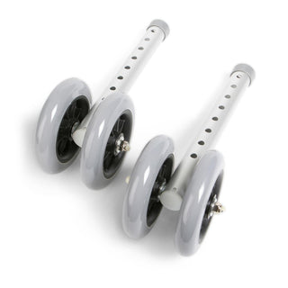 Medline Dual 5" Wheels for Bariatric Walker, 1 PR (G07722-8B)