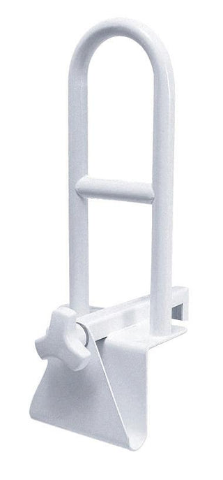 Medline Steel Bathtub Grab Bar, Locks to Side of Tub, 2/CS (MDS86321W)