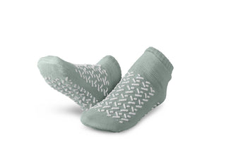 Medline Double-Tread Patient Slippers, Terry Inside, Gray, Size 2XL, 48/CS (MDTDBLTREDXXL)
