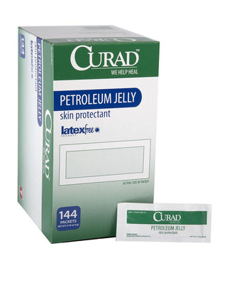 Curad® Petroleum Jelly, 5 g Foil Packet, 144/Box, 144/BX (CUR005345Z)
