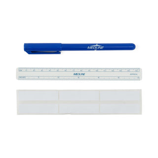 Medline Sterile Skin Marker with Ruler and Labels, 50/CS (DYNJSM02)