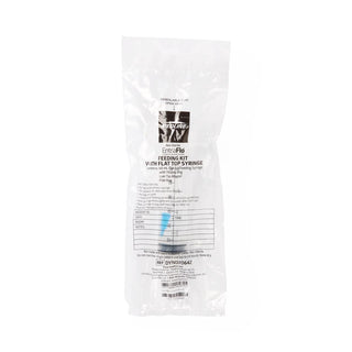 Medline Enteral Feeding Syringe with IV Pole Bag, Flat Top with Ring, 60 cc, 30/CS (DYND70642)