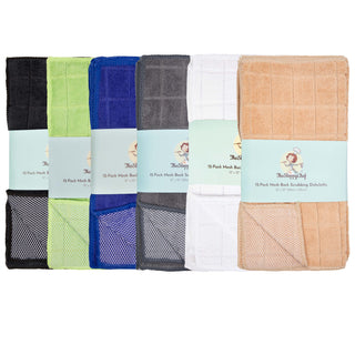 Sloppy Chef SC Mesh Backed Dishcloth 12x12 Assorted (DC-MESH-ASST)