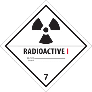 Tape Logic® 4 x 4" - "Radioactive I" Labels, Roll Of 500 (DL5241)