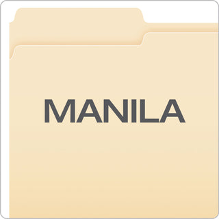 Pendaflex® Manila File Folders, 1/3-Cut Tabs, Legal Size, 100/Box (ESS75313)