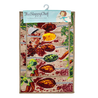 Sloppy Chef Printed 2pc Rug Set Spices (PNP-KTC-2PC-SPI)