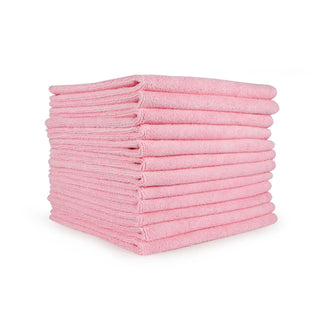 Arkwright Home Smart Choice Microfiber Cloths 14x14 38gm Pink (PNP915170P)