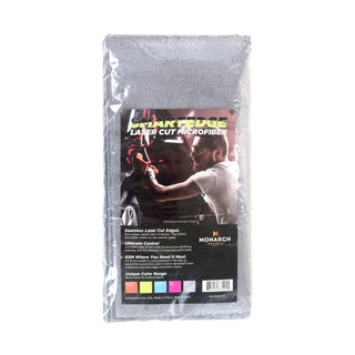 Arkwright Home Smart Edge Microfiber Cleaning Cloth 16x16 Gray (12/Pack) (PNP915101GY-EL)