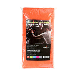 Arkwright Home Smart Edge Microfiber Cleaning Cloth 16x16 Orange (12/Pack) (PNP915101OR-EL)