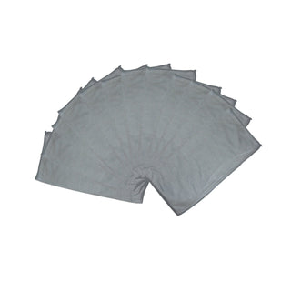 Arkwright Home Smart Choice Shiny Glass Cleaning Cloth 16x16 Grey (12/Pack) (PNP915160GRY)