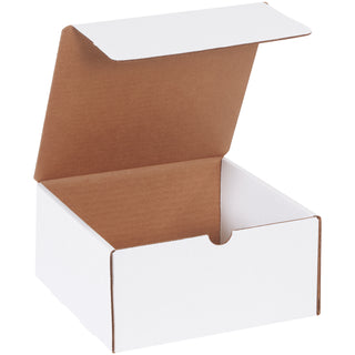8 x 8 x 4" White Literature Mailers, Bundle Of 50 (ML884)