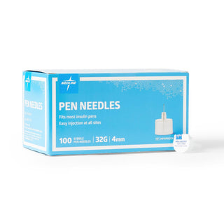 Medline Pen Needle, 32G x 4 mm, 100/BX (MPHPN324Z)