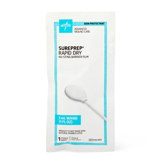 Medline SurePrep Rapid-Dry No-Sting Barrier Film, 3 mL Wand, 1 EA (MSC1613H)