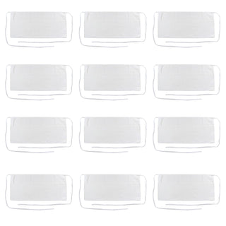 Arkwright Home Mariposa Waist Apron 26x12 White (12/Pack) (P-WAISTAPRON-WHT)