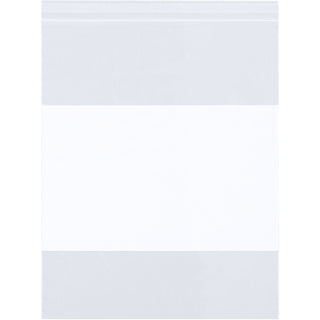 2 x 4" - 4 Mil White Block Reclosable Poly Bags, Case Of 1000 (PB4035)