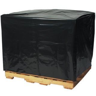 51 x 49 x 73"  - 3 Mil Black Pallet Covers, Case Of 50 (PC140)