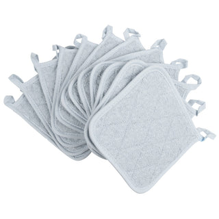 Arkwright Home Cooks Linen Pot Holder 7x7 Grey (12/Pack) (PNP-POT-GREY)