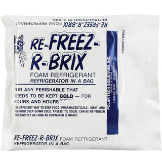 Re-Freez-R-Brix™ 4 1/2 x 4 x 3/4" Re-Freez-R-Brix® Cold Bricks, Case Of 42 (RB8)
