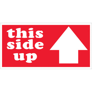 Tape Logic® 3 x 6" - "This Side Up" Arrow Labels, Roll Of 500 (SCL546)