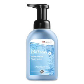 SC Johnson Refresh Foaming Hand Soap, Floral Scent, 10 oz Pump Bottle, 16/Carton (SJNAZU10FLCT)