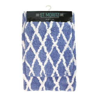 Arkwright Home St Mortiz 2pc Rug Set Color Ground Wedgewood (PNP-STM-CG-WWBLUE)