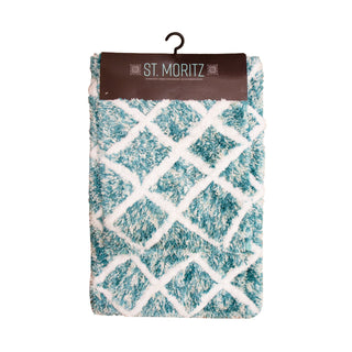 Arkwright Home St Mortiz 2pc Rug Set Spaced Dyed Blue (PNP-STM-SD-BLUE)