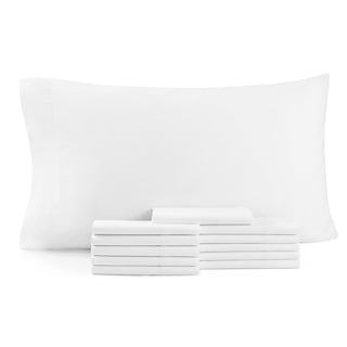 Arkwright Home Lulworth T180 Pillowcase King White (12/Pack) (PNP-T180-4246)