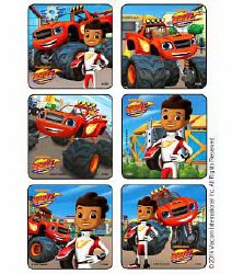 Disney® 75 per Roll Blaze and The Monster Machines Sticker 2-1/2 Inch (980631_RL)
