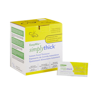 SimplyThick® Easy Mix Food and Beverage Thickener 12 Gram Individual Packet Unflavored Gel IDDSI Level 3 Moderately Thick/Liquidized (1087566_BX)