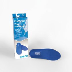 DARCO ProMotion® Plus Orthotic Insole EVA / Polyester / Polypropylene / Poron® Female 12 to 12-1/2 / Male 10 to 10-1/2 Black / Blue (1067894_PR)