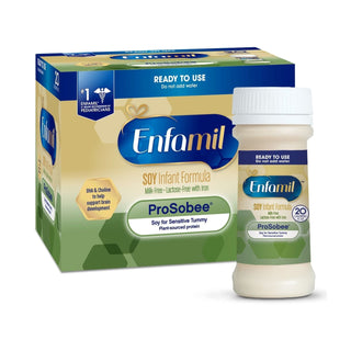 Enfamil® ProSobee® Infant Formula Unflavored 2 oz. Nursette Bottle Liquid Soy Lactose Intolerance (994994_EA)