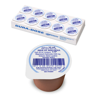 Milk of Magnesia Laxative Spearmint Flavor Oral Suspension 30 mL 400 mg / 5 mL Strength Magnesium Hydroxide (421788_TR)
