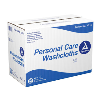 Dynarex® Washcloth 10 X 13 Inch White Disposable (837502_EA)