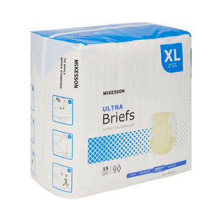 McKesson Ultra Unisex Adult Incontinence Brief X-Large Disposable Heavy Absorbency (800833_CS)