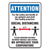 Accuform® Social Distance Signs, Wall, 14 x 7, Patients and Staff Social Distancing, Humans/Arrows, Blue/White, 10/Pack (GN1MGNG907VPESP)