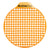 ActiveAire Low-Splash Deodorizer Urinal Screen, Sunscape Mango, 12 Screens/Case (GPC48261)