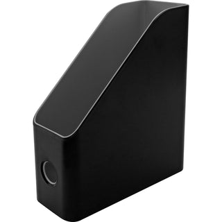 Advantus Fusion Magazine File, Black/Gray (AVT37677)